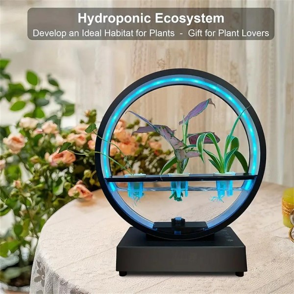 1pc LED Plant Growth Light with BT Speaker, Fish Tank, Water Scenery Decorative Lamp Desktop Ornament Suitable for Office Living Room Bedroom Restaurant Decoration 1pc LED Plant Growth Light with BT Speaker, Fish Tank, Water Scenery Decorative Lamp Desktop Ornament Suitable for Office Living Room Bedroom Restaurant Decoration