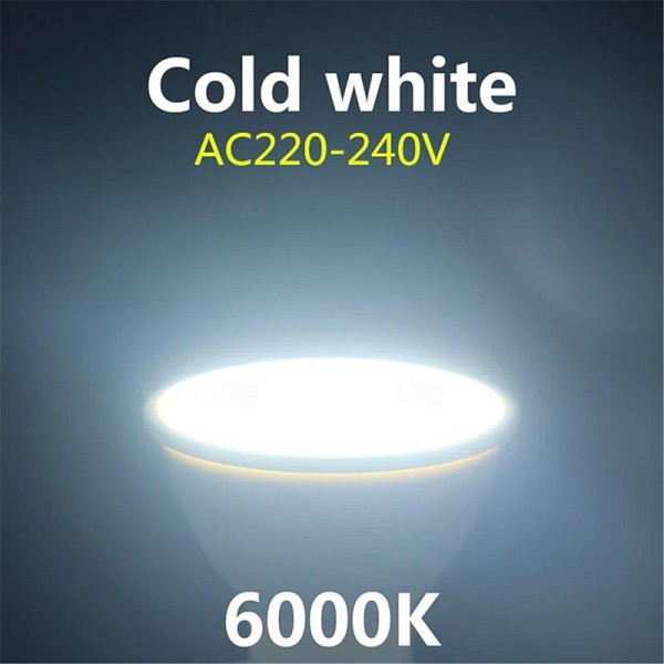 6/10pcs Dimmable Gu10 LED Bulbs, LED Downlight Spotlight 38 Degree Energy Saving Light Bulbs 220~240V Indoor Lighting 6/10pcs Dimmable Gu10 LED Bulbs, LED Downlight Spotlight 38 Degree Energy Saving Light Bulbs 220~240V Indoor Lighting