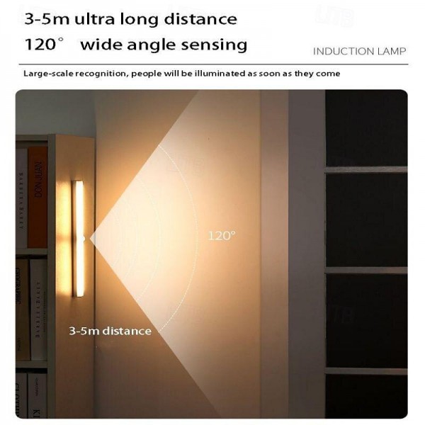 LED Motion Sensor Cabinet Light Magnetic Wireless Motion Sensor Wardrobe Light Homelife USB Rechargeable Light Bar Upgrade Your Home LED Motion Sensor Cabinet Light Magnetic Wireless Motion Sensor Wardrobe Light Homelife USB Rechargeable Light Bar Upgrade Your Home