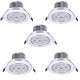 5pcs 7 W LED Spotlight LED Ceilling Light Recessed Downlight 7 LED Beads High Power LED Decorative Warm White Cold White 85-265 V / RoHS / 90 5pcs 7 W LED Spotlight LED Ceilling Light Recessed Downlight 7 LED Beads High Power LED Decorative Warm White Cold White 85-265 V / RoHS / 90