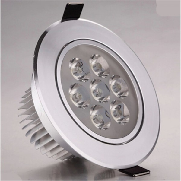 5pcs 7 W LED Spotlight LED Ceilling Light Recessed Downlight 7 LED Beads High Power LED Decorative Warm White Cold White 85-265 V / RoHS / 90 5pcs 7 W LED Spotlight LED Ceilling Light Recessed Downlight 7 LED Beads High Power LED Decorative Warm White Cold White 85-265 V / RoHS / 90