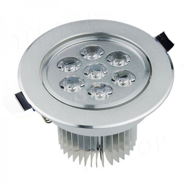 5pcs 7 W LED Spotlight LED Ceilling Light Recessed Downlight 7 LED Beads High Power LED Decorative Warm White Cold White 85-265 V / RoHS / 90 5pcs 7 W LED Spotlight LED Ceilling Light Recessed Downlight 7 LED Beads High Power LED Decorative Warm White Cold White 85-265 V / RoHS / 90