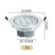 5pcs 7 W LED Spotlight LED Ceilling Light Recessed Downlight 7 LED Beads High Power LED Decorative Warm White Cold White 85-265 V / RoHS / 90 5pcs 7 W LED Spotlight LED Ceilling Light Recessed Downlight 7 LED Beads High Power LED Decorative Warm White Cold White 85-265 V / RoHS / 90