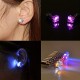 2PCS LED Earring Light Up Crown Glowing Crystal Stainless Ear Drop Ear Stud Earring Jewelry 2PCS LED Earring Light Up Crown Glowing Crystal Stainless Ear Drop Ear Stud Earring Jewelry