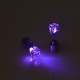 2PCS LED Earring Light Up Crown Glowing Crystal Stainless Ear Drop Ear Stud Earring Jewelry 2PCS LED Earring Light Up Crown Glowing Crystal Stainless Ear Drop Ear Stud Earring Jewelry