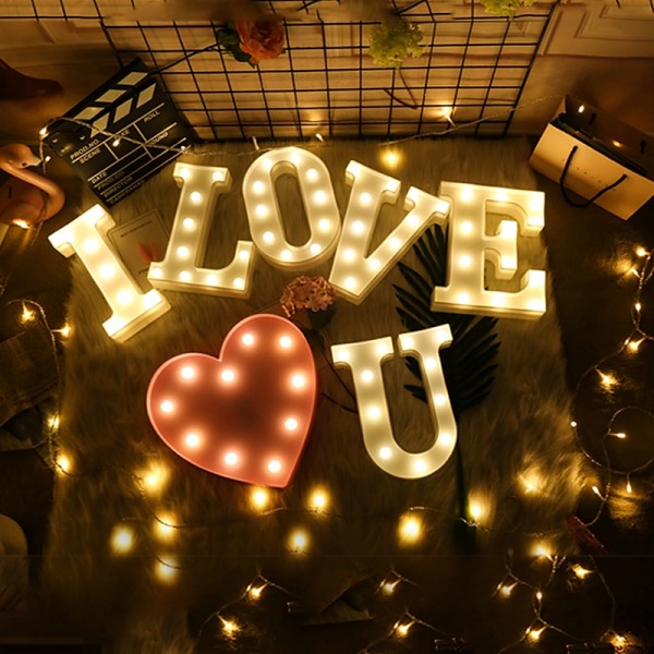LED Letter Lights Sign 26 Letters Alphabet Light Up Letters Sign for Night Light Wedding Birthday Party Battery Powered Christmas Dorm Lamp Home Bar Decoration LED Letter Lights Sign 26 Letters Alphabet Light Up Letters Sign for Night Light Wedding Birthday Party Battery Powered Christmas Dorm Lamp Home Bar Decoration