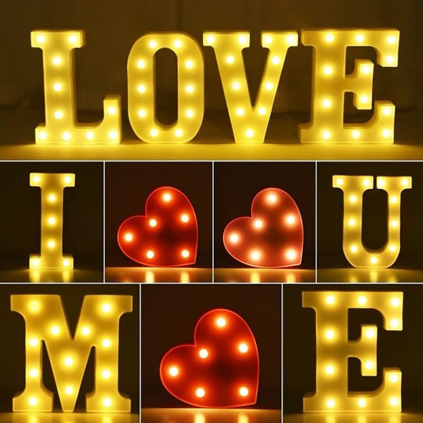 LED Letter Lights Sign 26 Letters Alphabet Light Up Letters Sign for Night Light Wedding Birthday Party Battery Powered Christmas Dorm Lamp Home Bar Decoration LED Letter Lights Sign 26 Letters Alphabet Light Up Letters Sign for Night Light Wedding Birthday Party Battery Powered Christmas Dorm Lamp Home Bar Decoration
