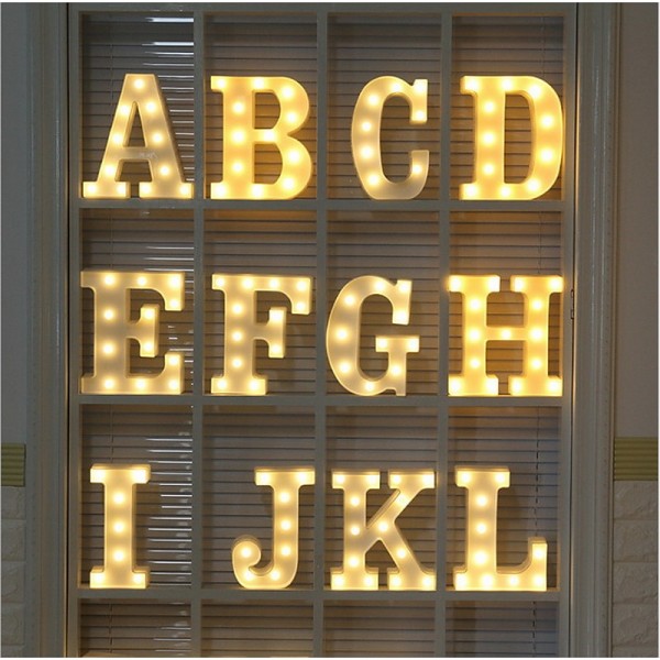 LED Letter Lights Sign 26 Letters Alphabet Light Up Letters Sign for Night Light Wedding Birthday Party Battery Powered Christmas Dorm Lamp Home Bar Decoration LED Letter Lights Sign 26 Letters Alphabet Light Up Letters Sign for Night Light Wedding Birthday Party Battery Powered Christmas Dorm Lamp Home Bar Decoration