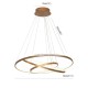 3-Light LED Pendant Light 80/60/40cm Circle Matte Brushed Design Gold Aluminum Painted Finishes Modern Dining Living Room Lights ONLY DIMMABLE WITH REMOTE CONTROL 3-Light LED Pendant Light 80/60/40cm Circle Matte Brushed Design Gold Aluminum Painted Finishes Modern Dining Living Room Lights ONLY DIMMABLE WITH REMOTE CONTROL