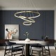 3-Light LED Pendant Light 80/60/40cm Circle Matte Brushed Design Gold Aluminum Painted Finishes Modern Dining Living Room Lights ONLY DIMMABLE WITH REMOTE CONTROL 3-Light LED Pendant Light 80/60/40cm Circle Matte Brushed Design Gold Aluminum Painted Finishes Modern Dining Living Room Lights ONLY DIMMABLE WITH REMOTE CONTROL