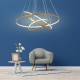 3-Light LED Pendant Light 80/60/40cm Circle Matte Brushed Design Gold Aluminum Painted Finishes Modern Dining Living Room Lights ONLY DIMMABLE WITH REMOTE CONTROL 3-Light LED Pendant Light 80/60/40cm Circle Matte Brushed Design Gold Aluminum Painted Finishes Modern Dining Living Room Lights ONLY DIMMABLE WITH REMOTE CONTROL