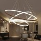 3-Light LED Pendant Light 80/60/40cm Circle Matte Brushed Design Gold Aluminum Painted Finishes Modern Dining Living Room Lights ONLY DIMMABLE WITH REMOTE CONTROL 3-Light LED Pendant Light 80/60/40cm Circle Matte Brushed Design Gold Aluminum Painted Finishes Modern Dining Living Room Lights ONLY DIMMABLE WITH REMOTE CONTROL