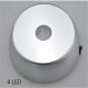 4LEDs Luminous Base Light Crystal Glass Transparent Objects Display Laser Colorful Round Stand Base for Cocktail 4LEDs Luminous Base Light Crystal Glass Transparent Objects Display Laser Colorful Round Stand Base for Cocktail