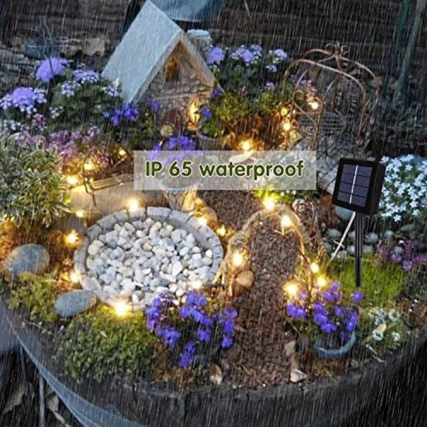 Outdoor Solar LED String Lights Wedding Decoration 10M 33ft 100 LED 8 Lighting Modes Waterproof Fairy Lights Garden Christmas Wedding Birthday Party Holiday Decoration Outdoor Solar LED String Lights Wedding Decoration 10M 33ft 100 LED 8 Lighting Modes Waterproof Fairy Lights Garden Christmas Wedding Birthday Party Holiday Decoration
