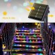 Outdoor Solar LED String Lights Wedding Decoration 10M 33ft 100 LED 8 Lighting Modes Waterproof Fairy Lights Garden Christmas Wedding Birthday Party Holiday Decoration Outdoor Solar LED String Lights Wedding Decoration 10M 33ft 100 LED 8 Lighting Modes Waterproof Fairy Lights Garden Christmas Wedding Birthday Party Holiday Decoration
