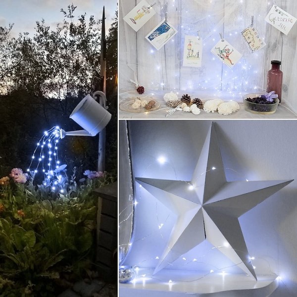 Outdoor Solar LED String Lights Wedding Decoration 10M 33ft 100 LED 8 Lighting Modes Waterproof Fairy Lights Garden Christmas Wedding Birthday Party Holiday Decoration Outdoor Solar LED String Lights Wedding Decoration 10M 33ft 100 LED 8 Lighting Modes Waterproof Fairy Lights Garden Christmas Wedding Birthday Party Holiday Decoration