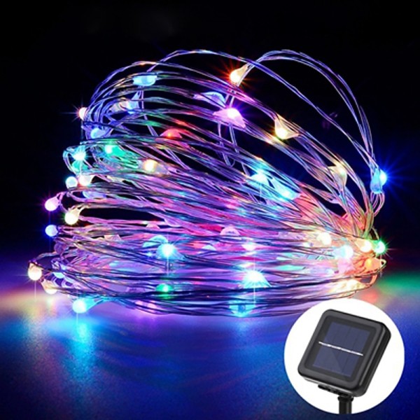 Outdoor Solar LED String Lights Wedding Decoration 10M 33ft 100 LED 8 Lighting Modes Waterproof Fairy Lights Garden Christmas Wedding Birthday Party Holiday Decoration Outdoor Solar LED String Lights Wedding Decoration 10M 33ft 100 LED 8 Lighting Modes Waterproof Fairy Lights Garden Christmas Wedding Birthday Party Holiday Decoration
