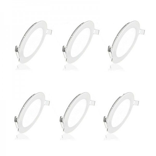 6pcs 4pcs LED Ultra thin Downlight lamp 6W led ceiling Recessed Grid Downlight Slim Round Panel light 6pcs 4pcs LED Ultra thin Downlight lamp 6W led ceiling Recessed Grid Downlight Slim Round Panel light
