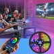 LED Smart Strip Lights 20m RGB Music Sync 12V Waterproof LED Strip 2835 SMD Color Changing LED Light with Bluetooth Controller Adapter for Bedroom Home TV Back Light DIY Decor