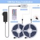 LED Smart Strip Lights 20m RGB Music Sync 12V Waterproof LED Strip 2835 SMD Color Changing LED Light with Bluetooth Controller Adapter for Bedroom Home TV Back Light DIY Decor
