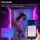 LED Smart Strip Lights 20m RGB Music Sync 12V Waterproof LED Strip 2835 SMD Color Changing LED Light with Bluetooth Controller Adapter for Bedroom Home TV Back Light DIY Decor