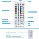 LED Smart Strip Lights 20m RGB Music Sync 12V Waterproof LED Strip 2835 SMD Color Changing LED Light with Bluetooth Controller Adapter for Bedroom Home TV Back Light DIY Decor
