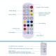 LED Smart Strip Lights 20m RGB Music Sync 12V Waterproof LED Strip 2835 SMD Color Changing LED Light with Bluetooth Controller Adapter for Bedroom Home TV Back Light DIY Decor