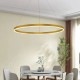 LED Pendant Light 40/60/80cm 1-Light Ring Circle Design Dimmable Aluminum Painted Finishes Luxurious Modern Style Dining Room Bedroom Pendant Lamps 110-240V ONLY DIMMABLE WITH REMOTE CONTROL LED Pendant Light 40/60/80cm 1-Light Ring Circle Design Dimmable Aluminum Painted Finishes Luxurious Modern Style Dining Room Bedroom Pendant Lamps 110-240V ONLY DIMMABLE WITH REMOTE CONTROL