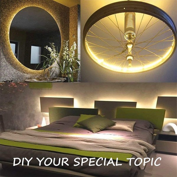 LED Light Strips USB Interface or AA Battery Box Power Supply Flexible 2835 SMD Per Meter 60 LEDs 8mm Warm White Cold White 5V LED Light Strip LED Light Strips USB Interface or AA Battery Box Power Supply Flexible 2835 SMD Per Meter 60 LEDs 8mm Warm White Cold White 5V LED Light Strip