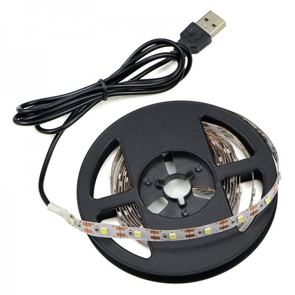LED Light Strips USB Interface or AA Battery Box Power Supply Flexible 2835 SMD Per Meter 60 LEDs 8mm Warm White Cold White 5V LED Light Strip LED Light Strips USB Interface or AA Battery Box Power Supply Flexible 2835 SMD Per Meter 60 LEDs 8mm Warm White Cold White 5V LED Light Strip