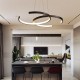 55cm LED Dimmable Pendant Light Nordic Black Gold Chandelier Aluminum Sputnik Painted Finishes LED Nordic Style 220-240V 55cm LED Dimmable Pendant Light Nordic Black Gold Chandelier Aluminum Sputnik Painted Finishes LED Nordic Style 220-240V