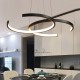 55cm LED Dimmable Pendant Light Nordic Black Gold Chandelier Aluminum Sputnik Painted Finishes LED Nordic Style 220-240V 55cm LED Dimmable Pendant Light Nordic Black Gold Chandelier Aluminum Sputnik Painted Finishes LED Nordic Style 220-240V