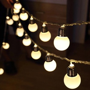 G50 Retro Bulb LED String Lights 3M 1.5M LED Bulb Light Battery or USB Operated Fairy String Light Christmas Wedding Family Party Holiday Home Decoration Lamp