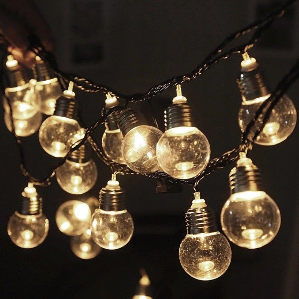 G50 Retro Bulb LED String Lights 3M 1.5M LED Bulb Light Battery or USB Operated Fairy String Light Christmas Wedding Family Party Holiday Home Decoration Lamp G50 Retro Bulb LED String Lights 3M 1.5M LED Bulb Light Battery or USB Operated Fairy String Light Christmas Wedding Family Party Holiday Home Decoration Lamp