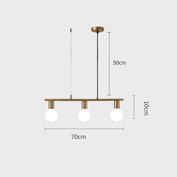 LED Pendant Light Island Light Modern Gold For Dining Room 70/100cm Copper Dining Room Decoration Light 3/5 Lamps Holder E27 Adjustable LED Pendant Light Island Light Modern Gold For Dining Room 70/100cm Copper Dining Room Decoration Light 3/5 Lamps Holder E27 Adjustable