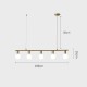 LED Pendant Light Island Light Modern Gold For Dining Room 70/100cm Copper Dining Room Decoration Light 3/5 Lamps Holder E27 Adjustable LED Pendant Light Island Light Modern Gold For Dining Room 70/100cm Copper Dining Room Decoration Light 3/5 Lamps Holder E27 Adjustable