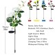 Outdoor Solar Lights Outdoor Light Solar LED Lawn Lamp Rose Shape Waterproof Lawn Lights Wedding Garden Patio Decoration Trail LED Landscape Lamp LED Solar Garden Light