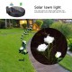 Outdoor Solar Lights Outdoor Light Solar LED Lawn Lamp Rose Shape Waterproof Lawn Lights Wedding Garden Patio Decoration Trail LED Landscape Lamp LED Solar Garden Light
