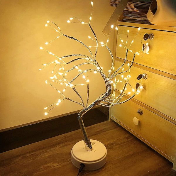 LED Night Light Tabletop Bonsai Tree Light with 108 LED Copper Wire String Lights Touch Switch DIY Artificial Tree Lamp USB or Battery Powered for Bedroom Desktop Christmas Party Indoor Decoration Lights LED Night Light Tabletop Bonsai Tree Light with 108 LED Copper Wire String Lights Touch Switch DIY Artificial Tree Lamp USB or Battery Powered for Bedroom Desktop Christmas Party Indoor Decoration Lights