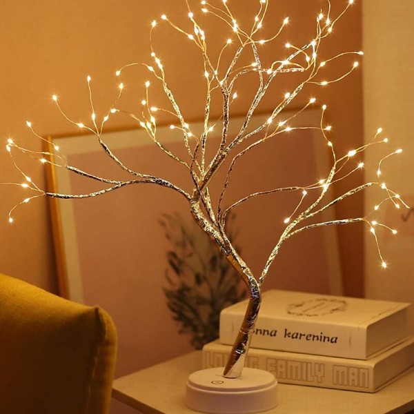 LED Night Light Tabletop Bonsai Tree Light with 108 LED Copper Wire String Lights Touch Switch DIY Artificial Tree Lamp USB or Battery Powered for Bedroom Desktop Christmas Party Indoor Decoration Lights LED Night Light Tabletop Bonsai Tree Light with 108 LED Copper Wire String Lights Touch Switch DIY Artificial Tree Lamp USB or Battery Powered for Bedroom Desktop Christmas Party Indoor Decoration Lights