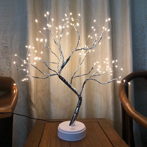 LED Night Light Tabletop Bonsai Tree Light with 108 LED Copper Wire String Lights Touch Switch DIY Artificial Tree Lamp USB or Battery Powered for Bedroom Desktop Christmas Party Indoor Decoration Lights LED Night Light Tabletop Bonsai Tree Light with 108 LED Copper Wire String Lights Touch Switch DIY Artificial Tree Lamp USB or Battery Powered for Bedroom Desktop Christmas Party Indoor Decoration Lights