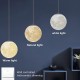 3D Printing Moon Chandelier Modern Simple Nordic Creative Moon Lamp Restaurant Living Room Bedroom Moon Chandelier 3D Printing Moon Chandelier Modern Simple Nordic Creative Moon Lamp Restaurant Living Room Bedroom Moon Chandelier
