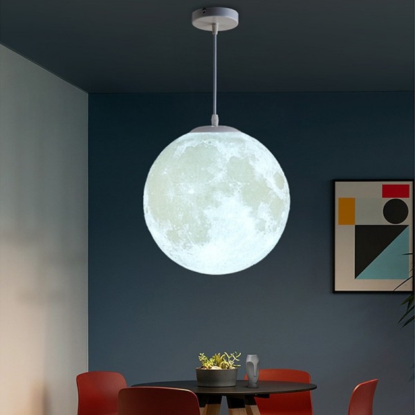 3D Printing Moon Chandelier Modern Simple Nordic Creative Moon Lamp Restaurant Living Room Bedroom Moon Chandelier 3D Printing Moon Chandelier Modern Simple Nordic Creative Moon Lamp Restaurant Living Room Bedroom Moon Chandelier