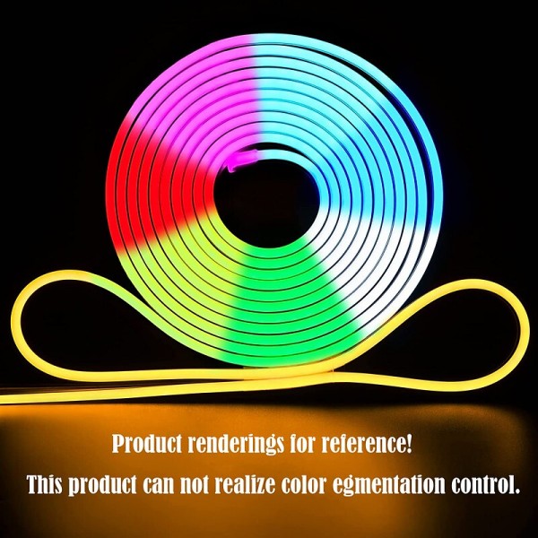 Neon Rope Smart RGB LED Light Strip Kit Work with Alexa Google 3M 12V RGB WIFI 5M 2*5M WiFi Phone App Control Including Adapter Kit Suitable for DIY Installation Neon Rope Smart RGB LED Light Strip Kit Work with Alexa Google 3M 12V RGB WIFI 5M 2*5M WiFi Phone App Control Including Adapter Kit Suitable for DIY Installation
