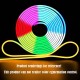 Neon Rope Smart RGB LED Light Strip Kit Work with Alexa Google 3M 12V RGB WIFI 5M 2*5M WiFi Phone App Control Including Adapter Kit Suitable for DIY Installation Neon Rope Smart RGB LED Light Strip Kit Work with Alexa Google 3M 12V RGB WIFI 5M 2*5M WiFi Phone App Control Including Adapter Kit Suitable for DIY Installation
