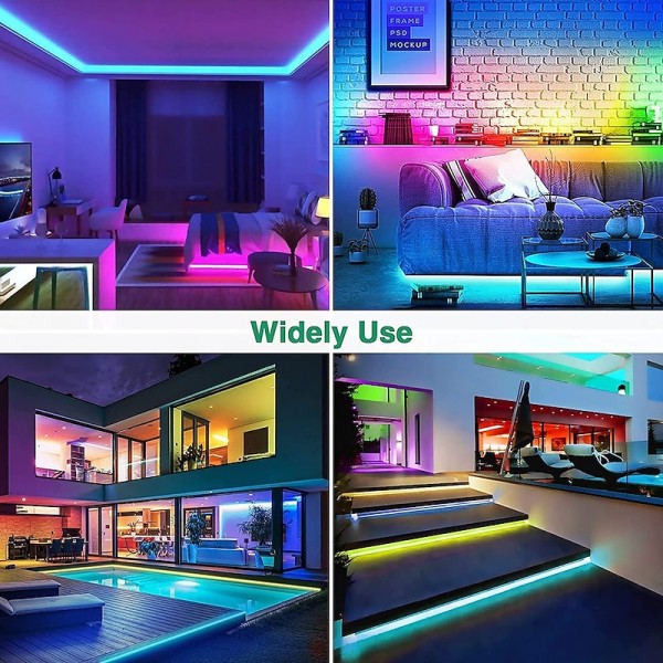 Neon Rope Smart RGB LED Light Strip Kit Work with Alexa Google 3M 12V RGB WIFI 5M 2*5M WiFi Phone App Control Including Adapter Kit Suitable for DIY Installation Neon Rope Smart RGB LED Light Strip Kit Work with Alexa Google 3M 12V RGB WIFI 5M 2*5M WiFi Phone App Control Including Adapter Kit Suitable for DIY Installation