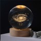 Glowing Planetary Galaxy Crystal Ball Night Lights USB Power Warm White Bedside Light Christmas Kid Gift Night Lamp Glowing Planetary Galaxy Crystal Ball Night Lights USB Power Warm White Bedside Light Christmas Kid Gift Night Lamp