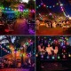 Globe String Lights Outdoor 15m 25LEDs 20Modes Patio Lights with 25 Waterproof Shatterproof RGB Color Changing Bulbs(2 Spare) G40 Globe String Lights for Outside Backyard Porch Balcony Party Decor Globe String Lights Outdoor 15m 25LEDs 20Modes Patio Lights with 25 Waterproof Shatterproof RGB Color Changing Bulbs(2 Spare) G40 Globe String Lights for Outside Backyard Porch Balcony Party Decor