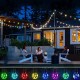 Globe String Lights Outdoor 15m 25LEDs 20Modes Patio Lights with 25 Waterproof Shatterproof RGB Color Changing Bulbs(2 Spare) G40 Globe String Lights for Outside Backyard Porch Balcony Party Decor Globe String Lights Outdoor 15m 25LEDs 20Modes Patio Lights with 25 Waterproof Shatterproof RGB Color Changing Bulbs(2 Spare) G40 Globe String Lights for Outside Backyard Porch Balcony Party Decor