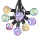 Globe String Lights Outdoor 15m 25LEDs 20Modes Patio Lights with 25 Waterproof Shatterproof RGB Color Changing Bulbs(2 Spare) G40 Globe String Lights for Outside Backyard Porch Balcony Party Decor Globe String Lights Outdoor 15m 25LEDs 20Modes Patio Lights with 25 Waterproof Shatterproof RGB Color Changing Bulbs(2 Spare) G40 Globe String Lights for Outside Backyard Porch Balcony Party Decor